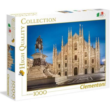 Clementoni puzzel Milaan 1000 puzzelstukjes
