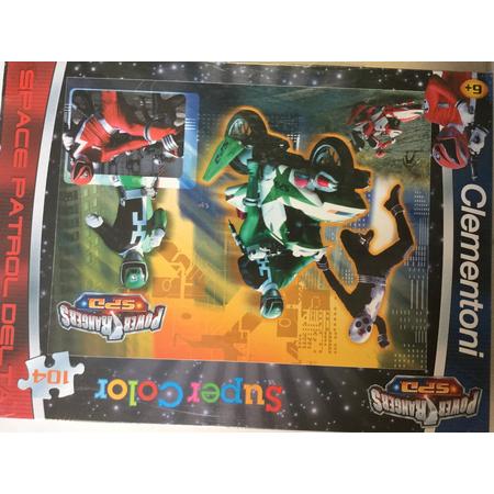 Legpuzzel - 104 stukjes - Power Rangers - Clementoni Puzzel