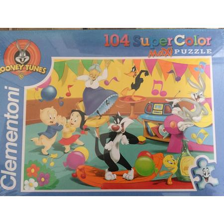 Legpuzzel - 104 stukken - Looney Tunes -  Clementoni puzzel