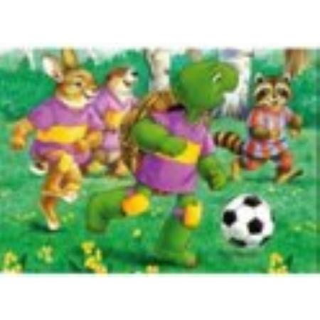 Legpuzzel - 60 stukjes - Fanklin voetbalt met zijn vrienden - Clementoni puzzel