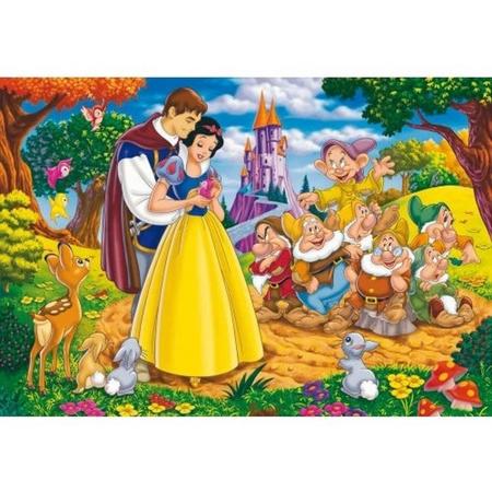 Legpuzzel - Goud - 35 stukjes - Disney, Sneeuwwitje en de Prins - Clementoni puzzel