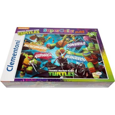 Teenage Mutant Ninja Turtles - Clementoni Super Color Maxi Puzzel - 24 stukjes