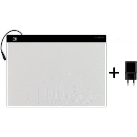 LED Lightpad - A3 - tekenlicht - lichtbak – 3 dimstanden - diamond painting - ultradun