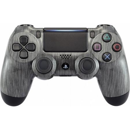 PS4, Wireless Dualshock 4 Controller V2 - Brushed Silver Custom