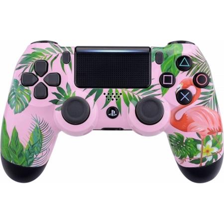 PS4, Wireless Dualshock 4 Controller V2 - Flamingo Custom