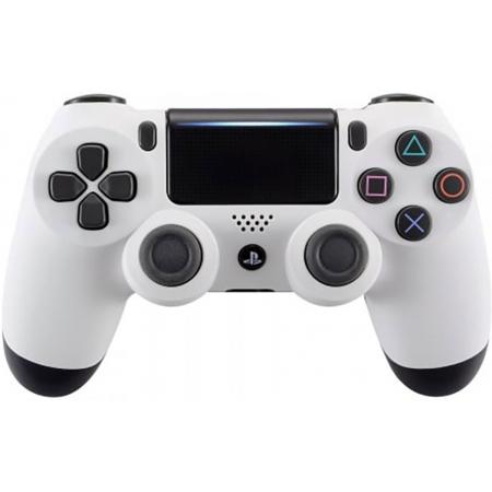 PS4, Wireless Dualshock 4 Controller V2 – Soft Grip White Custom