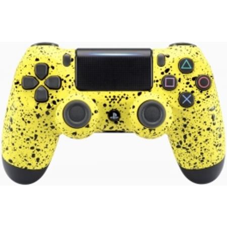 PS4, Wireless Dualshock 4 Controller V2 –  Sparke Grip Yellow Custom