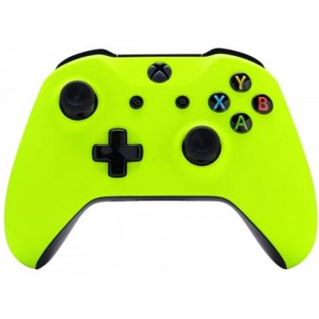 Xbox One S, Wireless Controller – Soft Touch Neon Yellow Custom