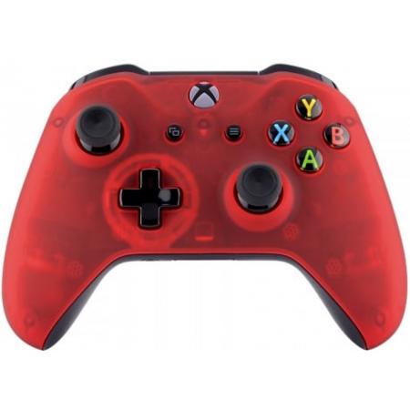 Xbox One S, Wireless Controller – Soft Touch Transparant Red Custom