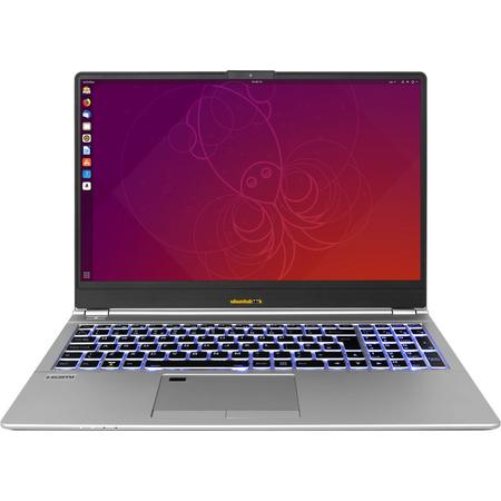 Ubuntu-linux Privacy Metalen notebook 15.6