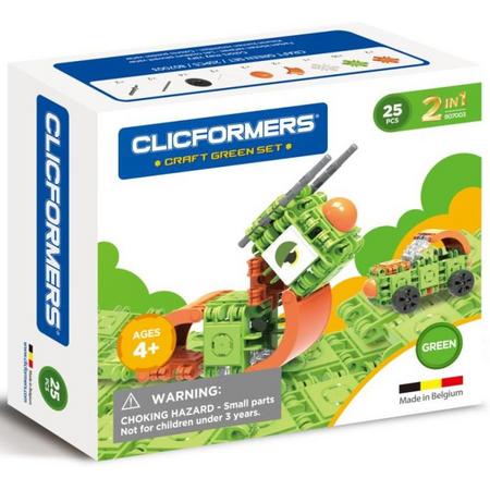 Clicformers - Craft Set Green - 25 pcs