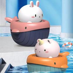 Dierenbadspeelgoed - 2 stuks - Drijvend konijnenbadspeelgoed - schattig waterspuitend speelgoed - Badkuip en zwembadspeelgoed voor peuters - Educatief speelgoed - Voor in Bad