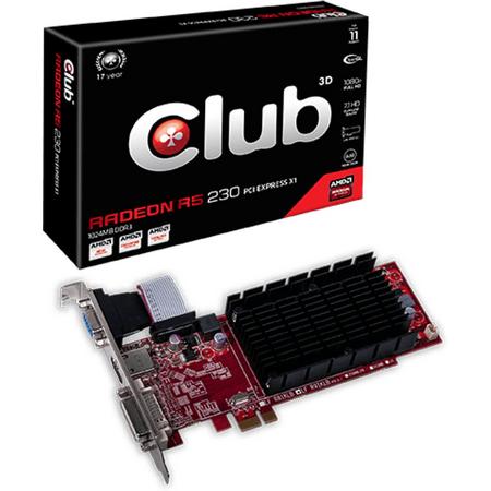 CLUB3D Radeon R5 230 (PCIe x1)
