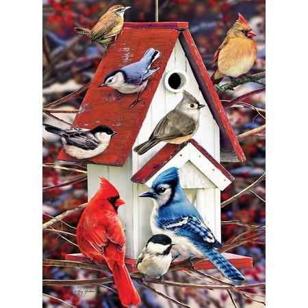 Cobble Hill puzzle 1000 pieces - Winter Birdhouse