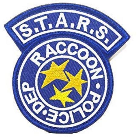 Resident Evil S.T.A.R.S Racoon Police DEP geborduurde blauwe militaire Patch met klittenband