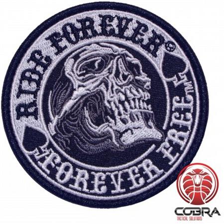 Ride Forever Forever Free Geborduurde militaire Patch met klittenband