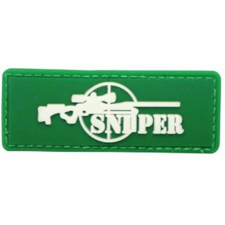 Sniper geweer militaire groene PVC Patch met klittenband