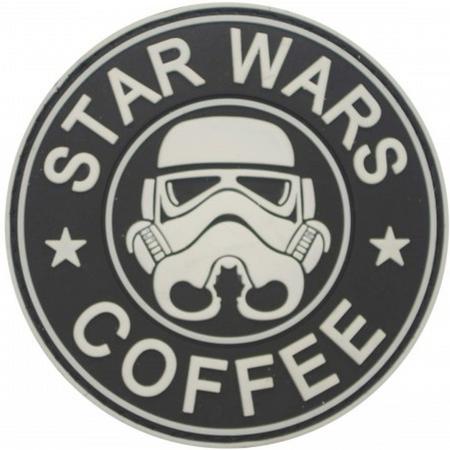 Stormtrooper Coffee Star Wars PVC Cosplay Patch met klittenband