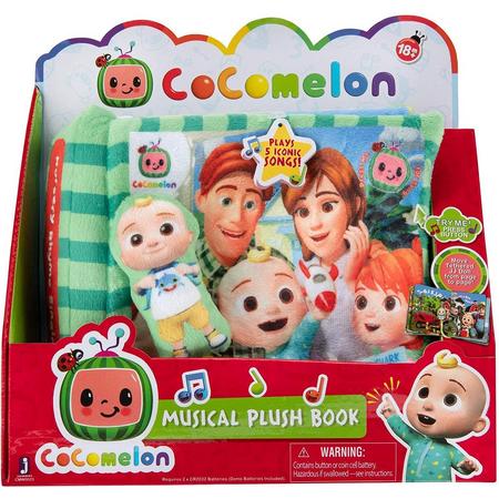 Cocomelon - Muzikale Pluchen Boek - Nursery Rhyme Singing Time