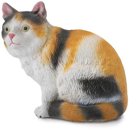 Collecta Katten: Huiskat 5 Cm Bruin/wit