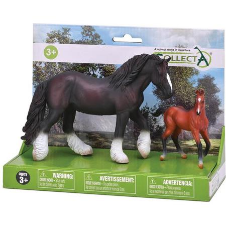 Collecta Paarden: Speelset In Giftverpakking 2-delig