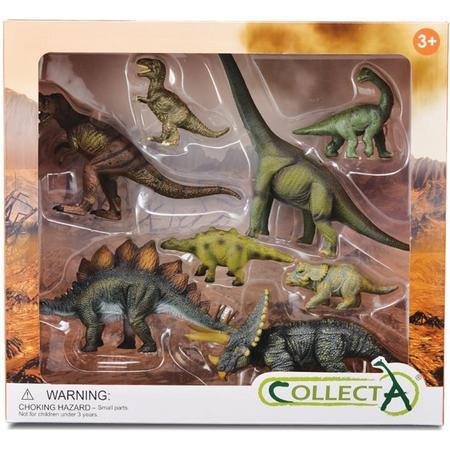 Collecta Prehistorie: Dinosaurus Speelset 8-delig Groen/bruin