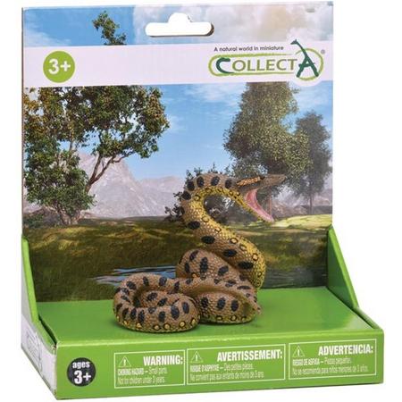 Collecta Wilde Dieren: Anaconda Speelset 8 Cm Groen/bruin