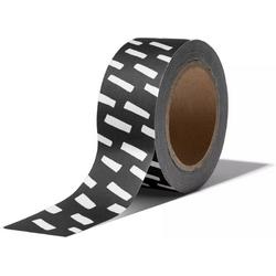 Washi Tape Grote Rol - Zwart Wit   Maskingtape - Inpakken 15 mm x 10 m