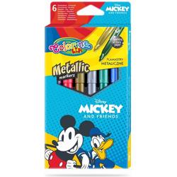 Colorino-Disney Mickey Mouse and Friends metallic viltstiften-6 kleuren