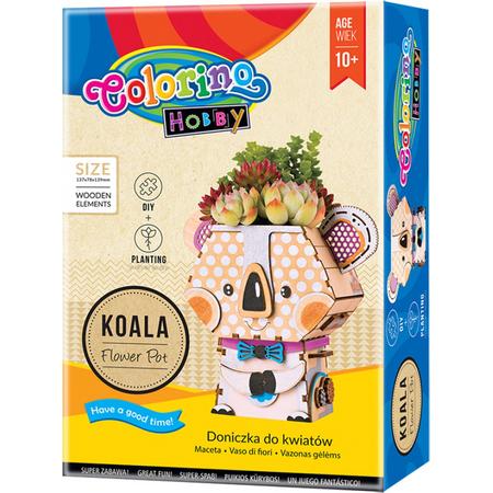 Colorino-Knutselpakket-Bloempot knutselen-Koala