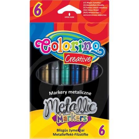 Colorino-Metallic stiften-6 stuks