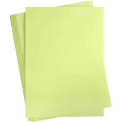 Gekleurd Karton, A2 420x600 mm, 180 gr, 100 vellen, lime groen