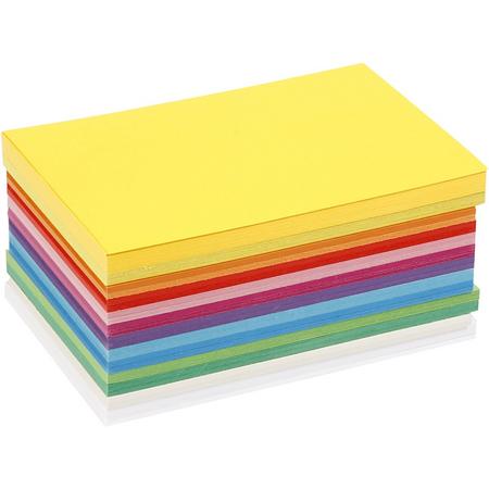 Happy karton, A6 10,5x15 cm, kleuren assorti, 300 assorti vel