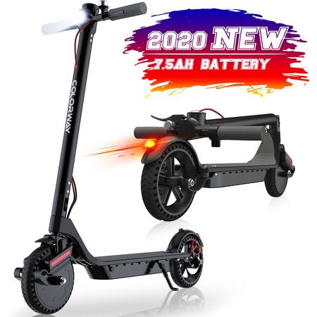Colorway Elektrische Step Electric Scooter, Lichtgewicht, Inklapbaar, 7.5Ah, 8,5 inch - Zwart