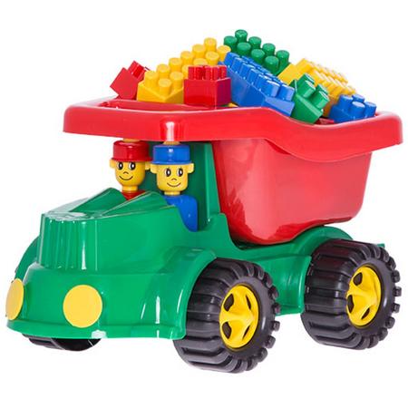 Jeep speelgoed auto met speelblokken - 36cm