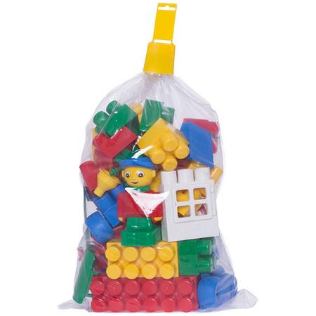 Bouwstenen speelgoed set medium - Maxi blokken - 65 stuks - Combiplay