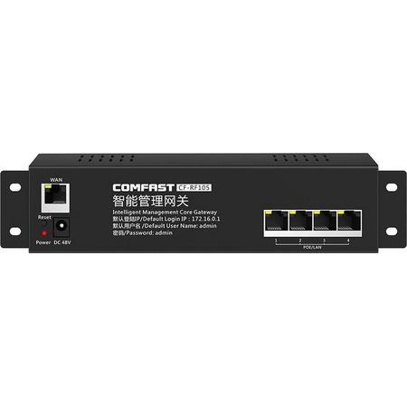 Comfast CF-RF105 Router Accesspoint managed Controller - Met POE - Zwart