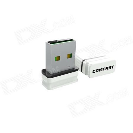 Comfast CF-WU810N V2.0 draadloze 150Mbps netwerkadapter - wit