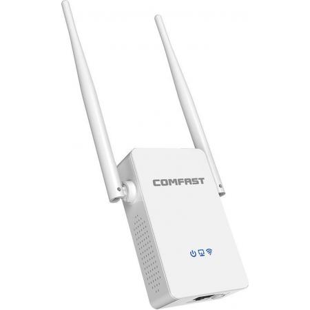 Comfast™ Wifi Versterker 755AC - 1200 MBps - Voor Stopcontact - Wifi Repeater