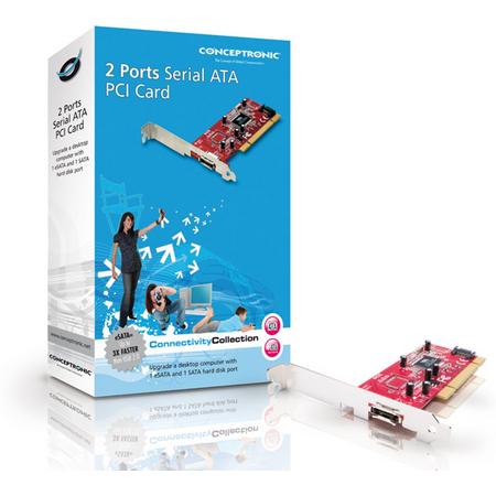Conceptronic 2 ports serial ATA PCI card