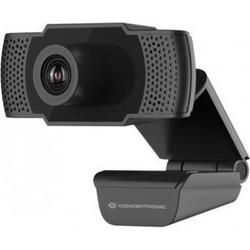   AMDIS webcam 2 MP 1920 x 1080 Pixels USB 2.0 Zwart