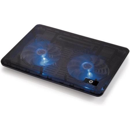 Conceptronic CNBCOOLPAD2F 17 Zwart notebook cooling pad