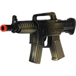 Kinder speelgoed verkleedwapen/machinegeweer soldaten/leger met geluid 27 cm - Nep geweren/wapens