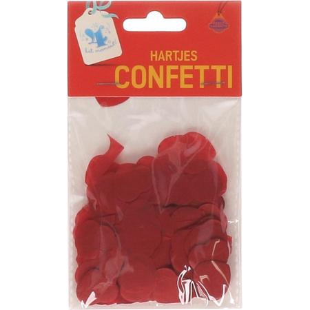 Confetti hartjes rood - Hartjes/Bruiloft/Valentijn Rood Confetti  - Papieren Confetti shooter - Party Popper -