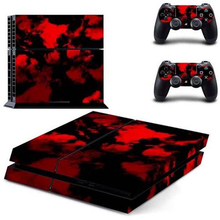 Army Camo Red - PS4 Console Skins PlayStation Stickers