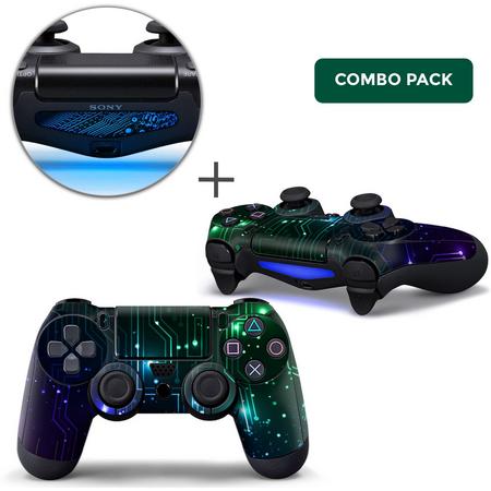 CPU / Mix Combo Pack - PS4 Controller Skins PlayStation Stickers