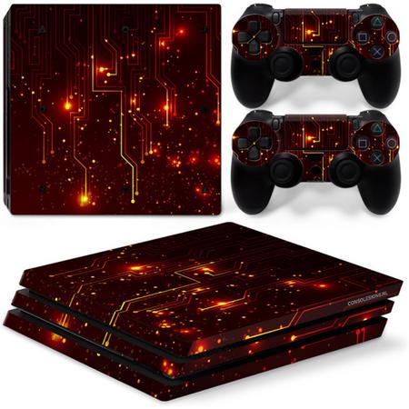 CPU / Rood - PS4 Pro Console Skins PlayStation Stickers