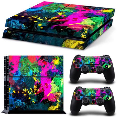 Color Splash - PS4 Console Skins PlayStation Stickers