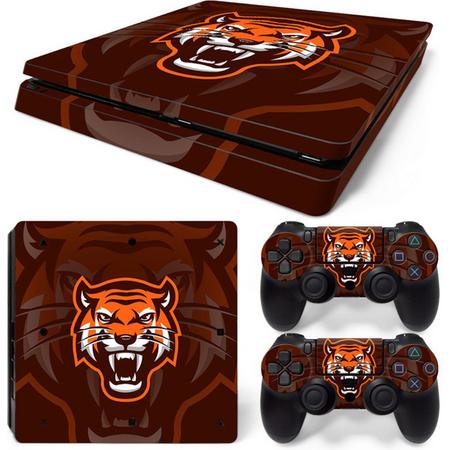 Gamer Tiger - PS4 Slim Console Skins PlayStation Stickers
