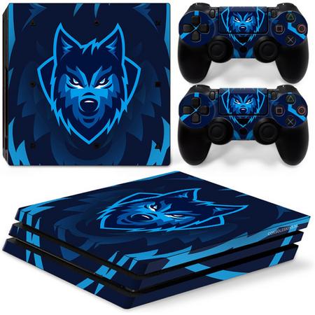 Gamer Wolf - PS4 Pro Console Skins PlayStation Stickers